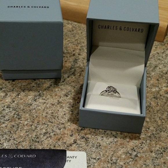 💥Charles & ColvardRound 3.25mm Moissanite Ring - Picture 3 of 7